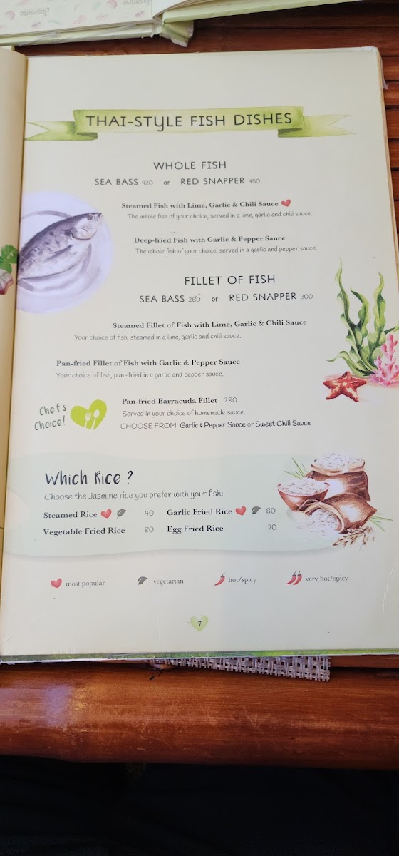 Jasmine Thai Restaurant Menu - Image 6